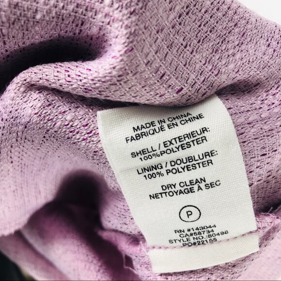 AVEC LES FILLES Lightweight Jacket Hoodie Purple - Picture 8 of 8